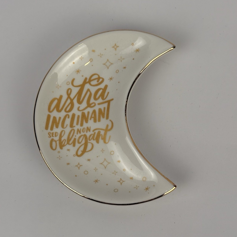 Owlcrate These Violent Delights Inspired Ceramic Moon Plate Tea Bag Rest